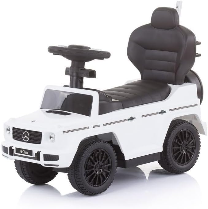Chipolino Rutscher Mercedes Benz G350d 2 in 1 Schubstange Dach, Trittstufe weiss, Weiss