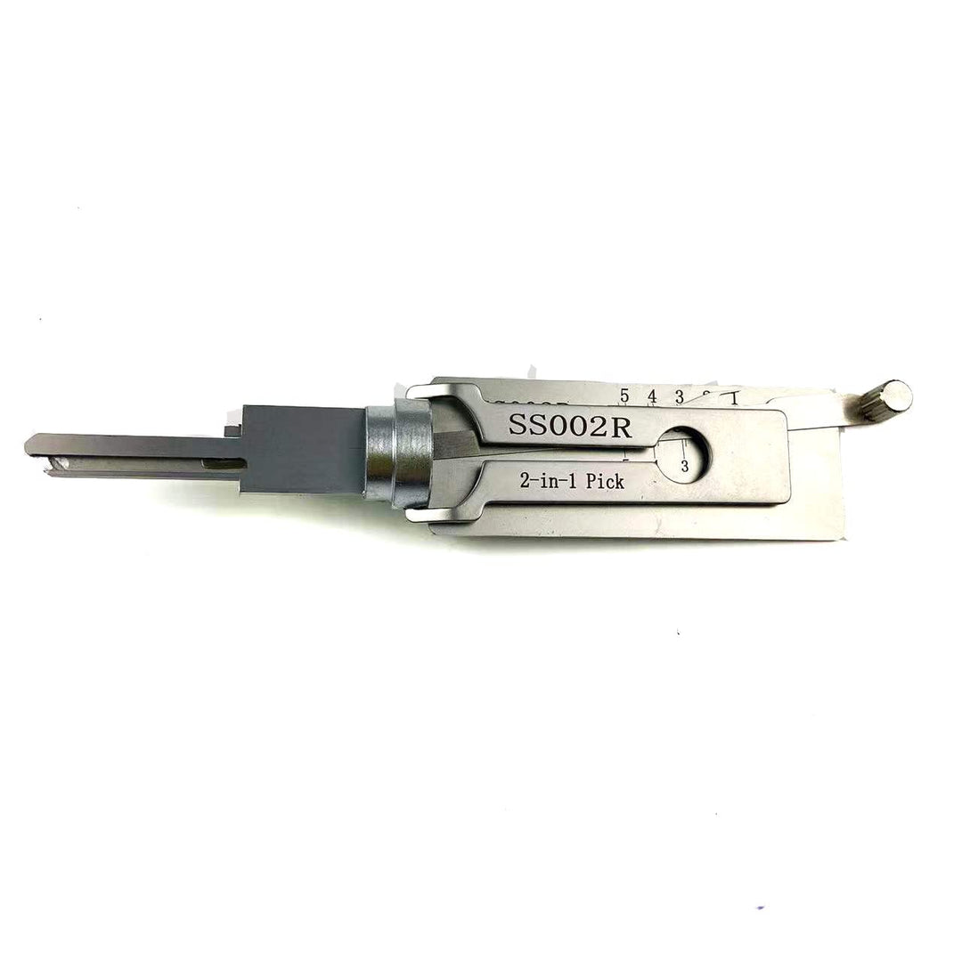 SS002R Right Groove 2 in 1 Pick and Decoder Tools for S-Groove Door Lock,Pro 2 in 1 Decoder and Pick