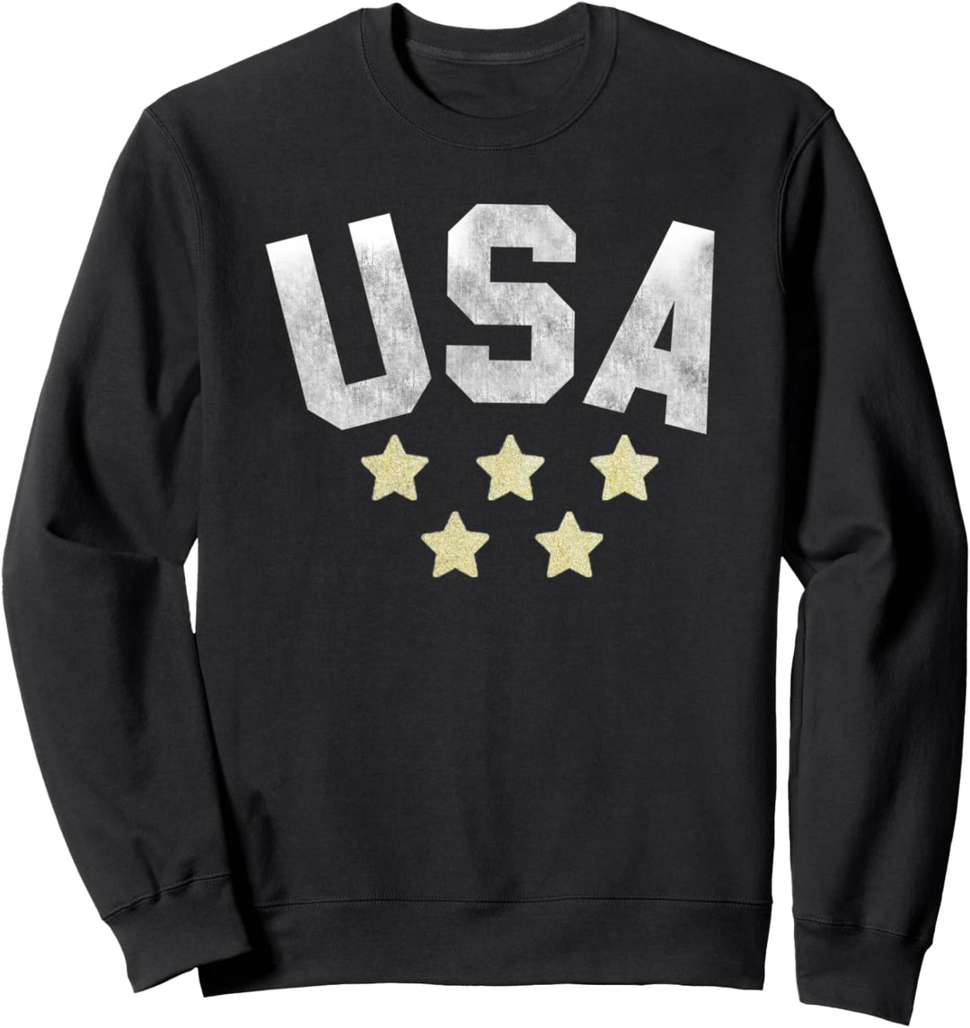 Trendy USA 1894 Red White And Blue Basic Sweatshirt