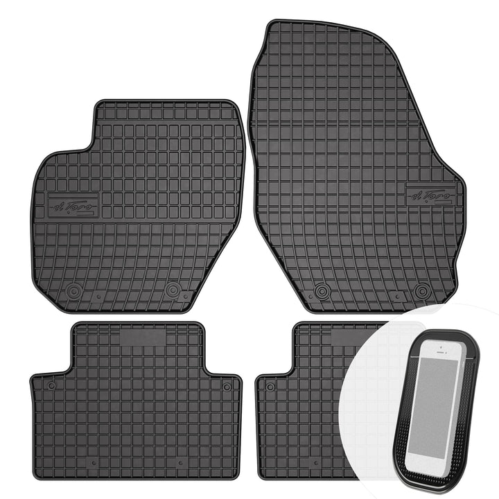 Gummimatten Auto Fussmatten Gummi Automatten Passgenau 4-teilig Set - passend für Volvo XC90 2002-20