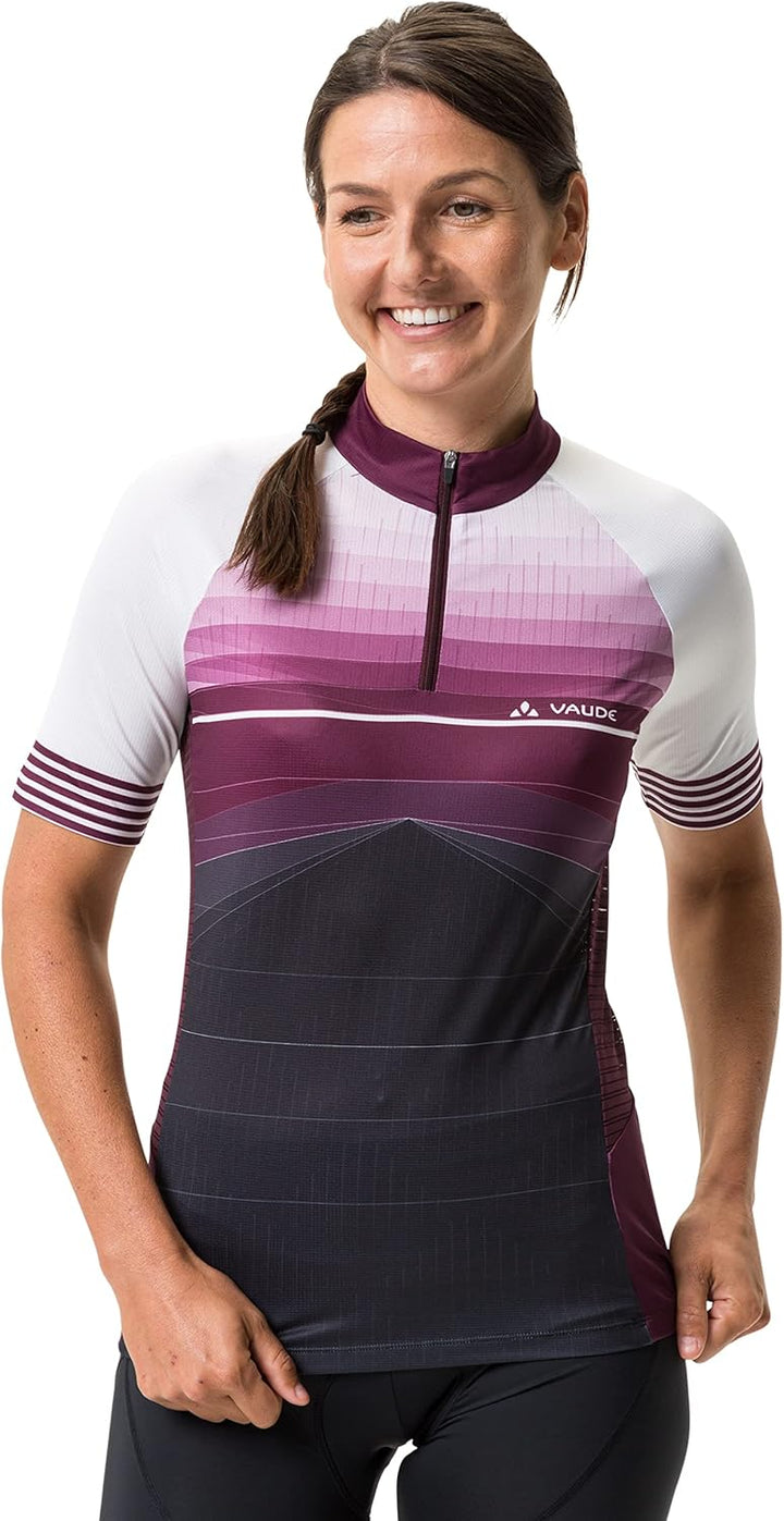 Vaude Damen Women's Posta Hz Tricot Trikot 42 Cassis, 42 Cassis