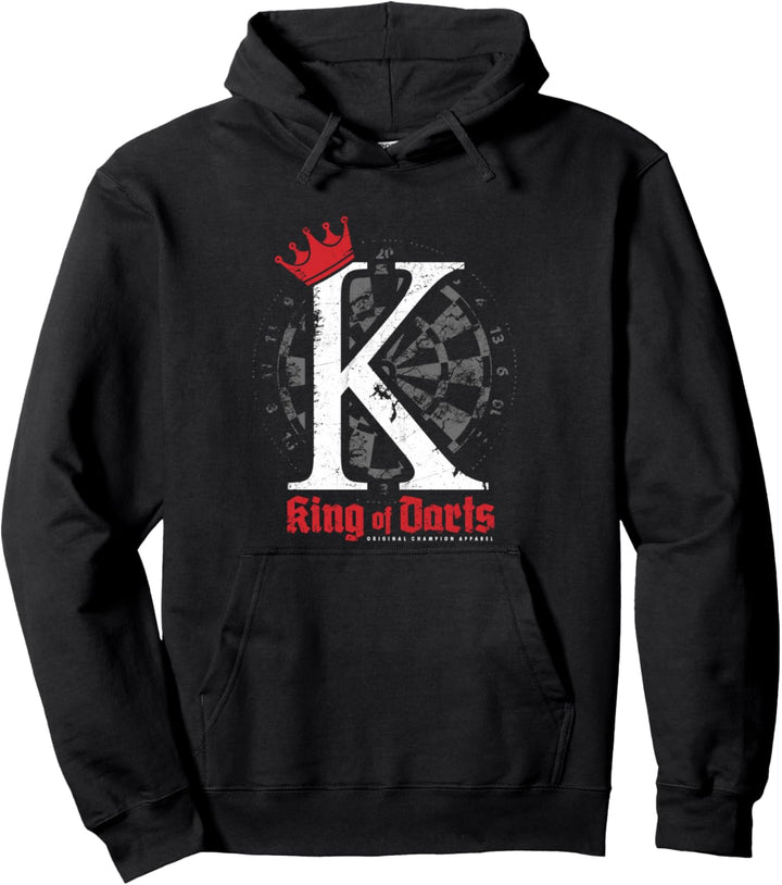 King Of Darts Champion Darten Dartscheibe Dartpfeile Darter Pullover Hoodie