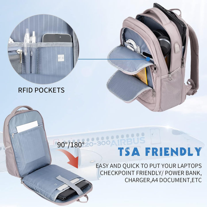 KROSER Laptop Rucksack 17,3&