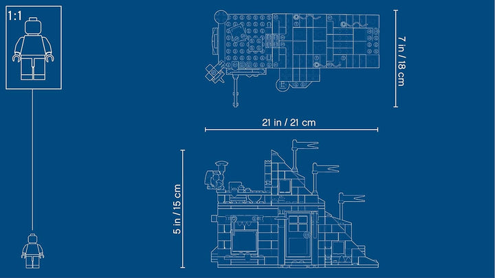 LEGO Creator 31080 "Modulares Wintersportparadies" Konstruktionsspielzeug, bunt