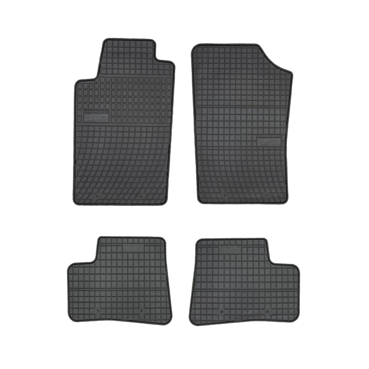 FROGUM EL Toro Gummimatten Ganzjähriges-Set von Autofussmatte Auto Fussmatten für Peugeot 206 1998-2