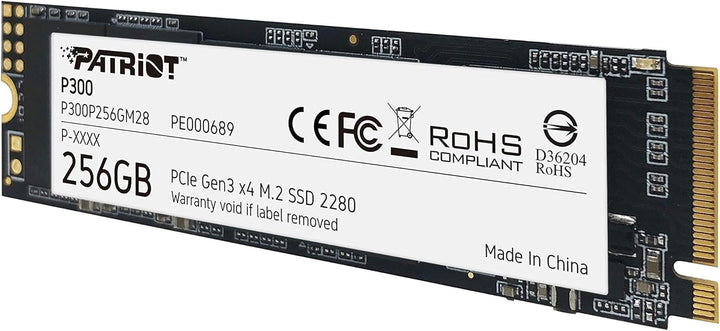 Patriot P300 M.2 PCIe Gen 3x4 256 GB SSD
