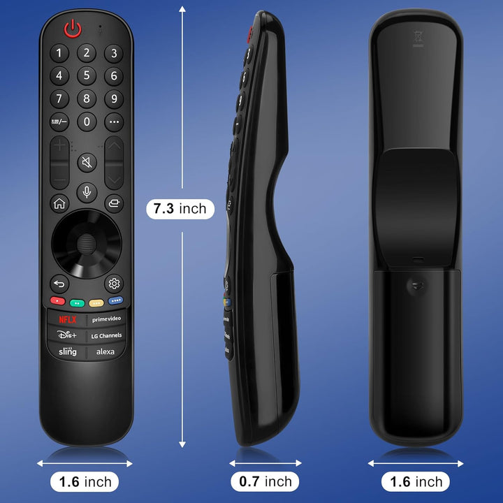 Voice Magic Fernbedienung für LG Fernseher, Ersatz für LG Original Remote MR20GA MR21GA MR22GA MR23G