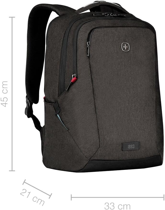 WENGER MX Professional Laptop-Rucksack, Notebook bis 16 Zoll, Tablet bis 10 Zoll, 21 l, Damen Herren