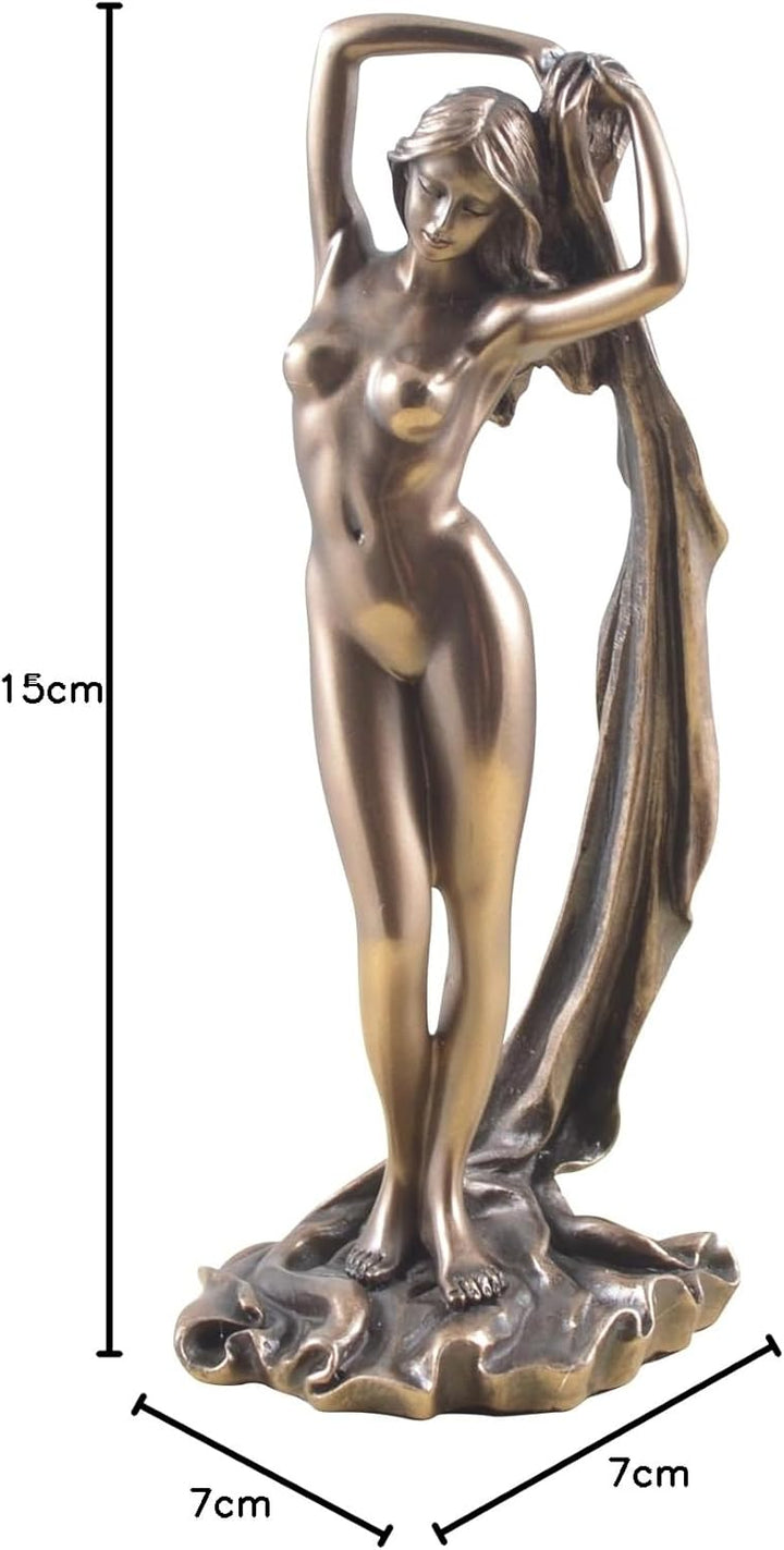 Veronese by Joh. Vogler GmbH Weiblicher Akt Frau hält Ihr Tuch über den Kopf Figur Skulptur