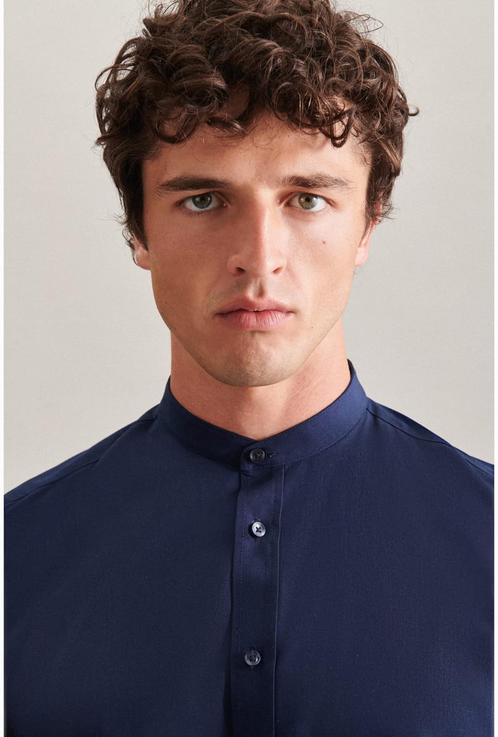 Herren Business Hemd Slim Extra Langer Arm Kentkragen Bügelfrei 100% Baumwolle Business Hemd Dunkelb