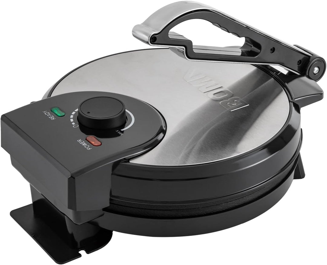 Elektrischer Crepes Maker,Tortilla Presse Maker Mit Antihaftbeschichtung,1200w Edelstahl CrêPes Make