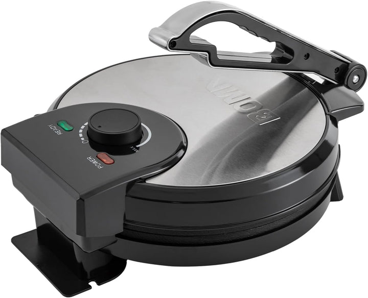 Elektrischer Crepes Maker,Tortilla Presse Maker Mit Antihaftbeschichtung,1200w Edelstahl CrêPes Make