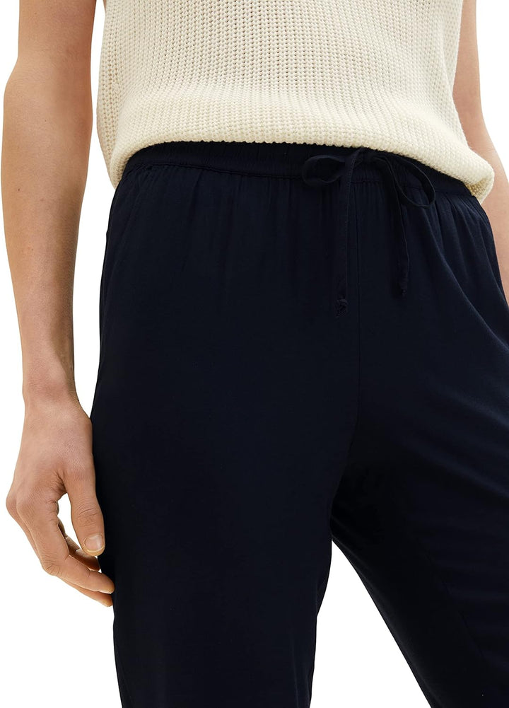 TOM TAILOR Damen Loose Fit Stoffhose 36W / 30L 10668 - Sky Captain Blue, 36W / 30L 10668 - Sky Capta
