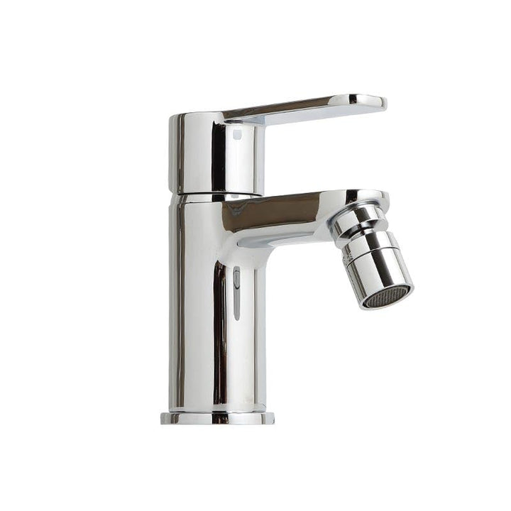 KIAMAMI VALENTINA - Rubinetto Miscelatore Bidet | Monocomando in Ottone Cromato | Cartuccia Ceramica