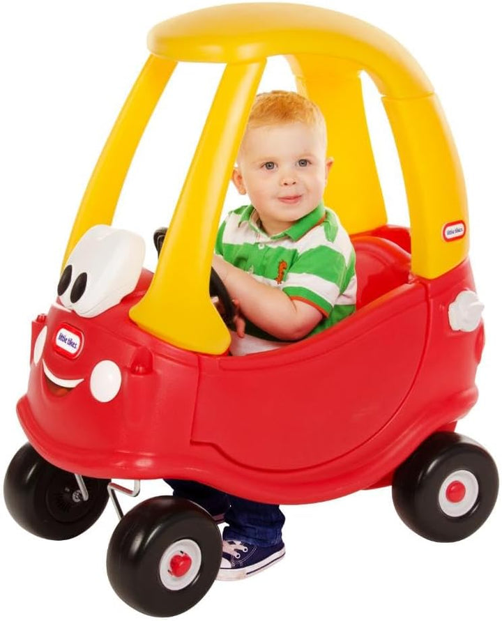 Little Tikes 612060E5 Cozy Coupe Car-Kids Ride-On Rutschfahrzeug, Mini Schiebe-Auto mit echter Hupe,