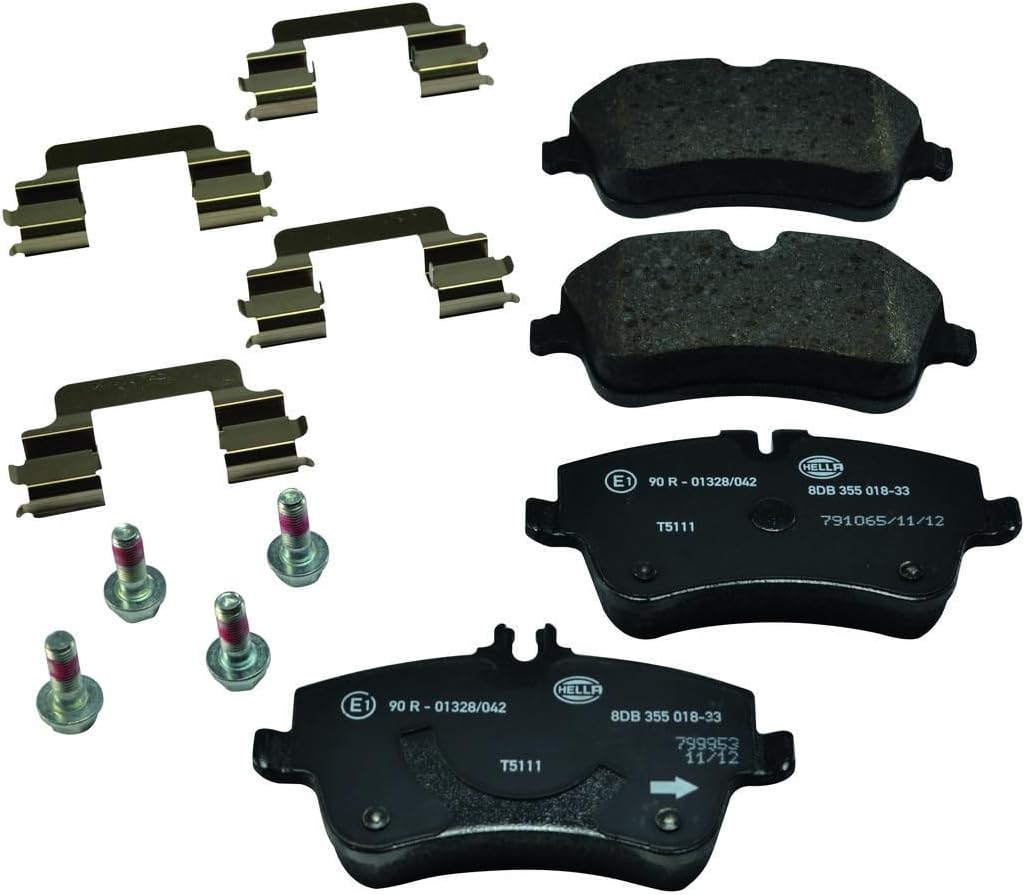 HELLA PAGID 8DB 355 018-331 Bremsbelagsatz - T5111 - Dicke/Stärke: 19.8mm - Bremssystem: Lucas - für
