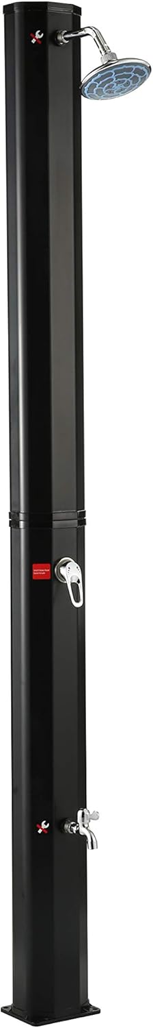 PoolSun Solarduschen Gartendusche Solar | Wassertemperatur bis 60°C Modell 3, Modell 3