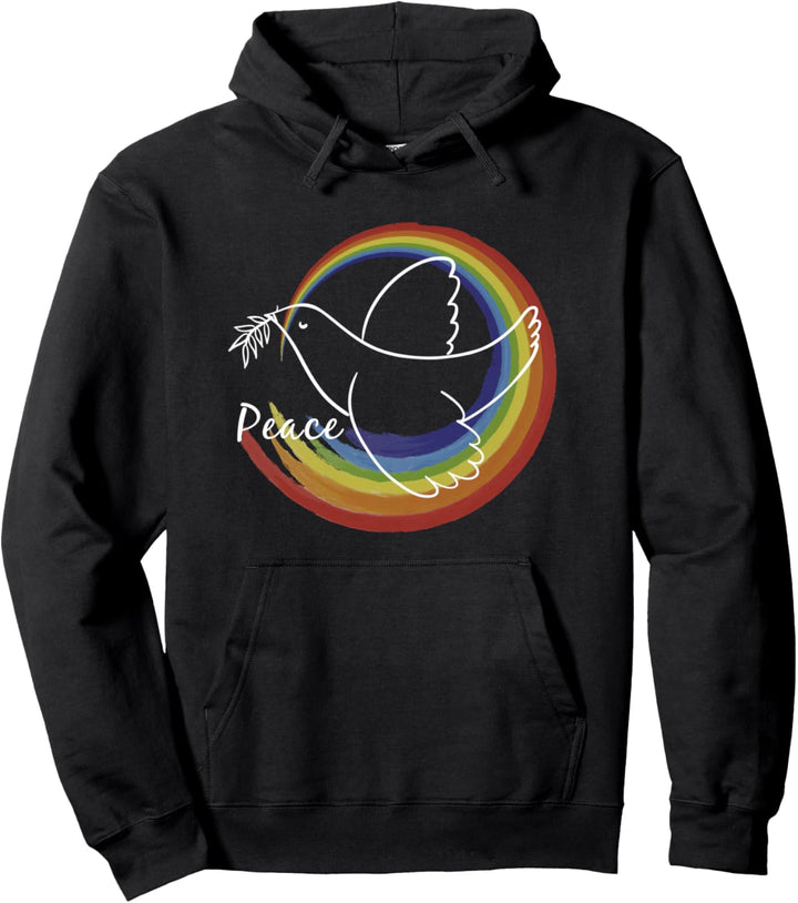 Tauben-Design Pullover Hoodie