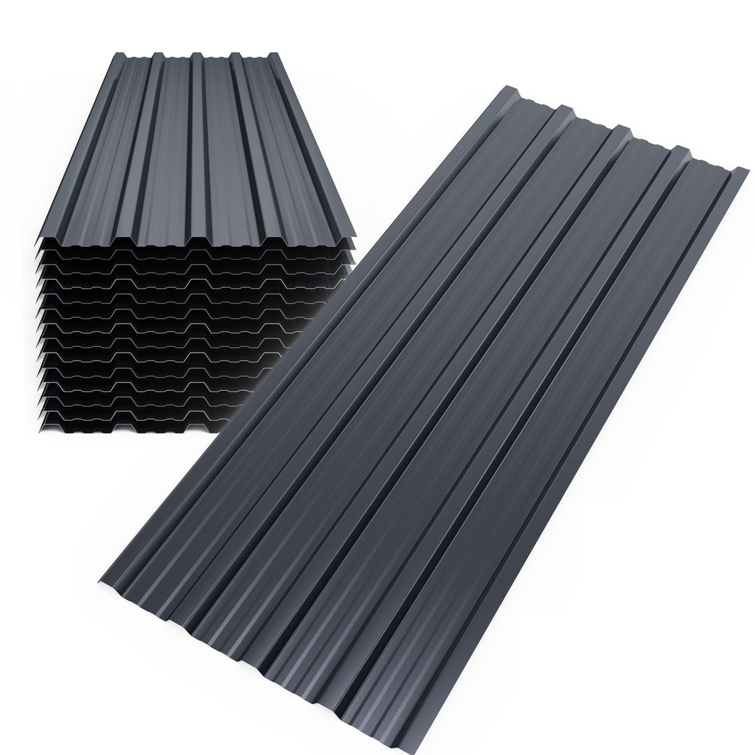 Mondeer 14er-Set Metall Trapezblech, Wellblechplatten für Dach, Dachbleche Trapezblech, Verzinkter S