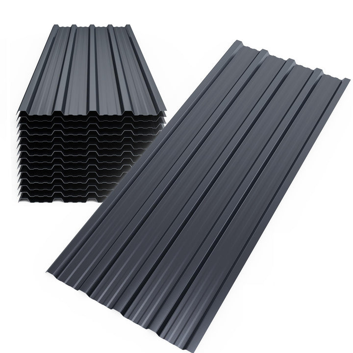Mondeer 14er-Set Metall Trapezblech, Wellblechplatten für Dach, Dachbleche Trapezblech, Verzinkter S
