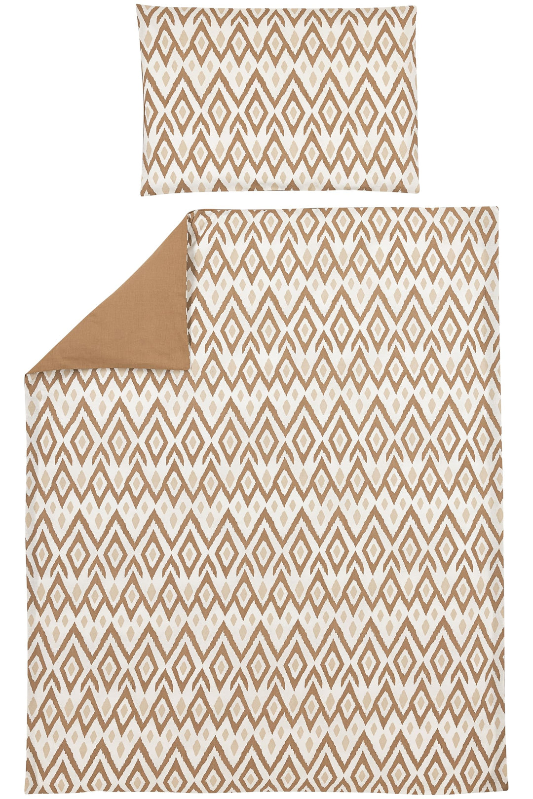 Meyco Baby Bettwäsche Ikat, Juniorbett (atmungsaktives Material, Bettbezug aus 100% Baumwolle, inklu