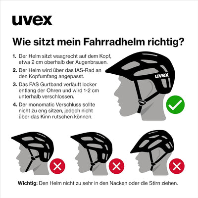 uvex supersonic cc - sicherer Allround-Helm für Damen und Herren - individuelle Grössenanpassung - w