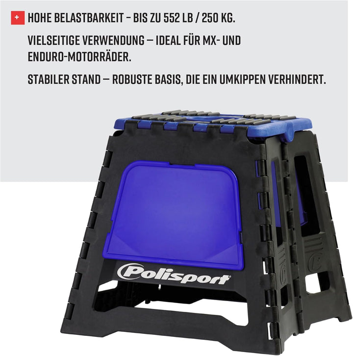Polisport 8981500003 - Chevalet pliant en polypropylène et Caoutchouc, léger et facile à Transporter