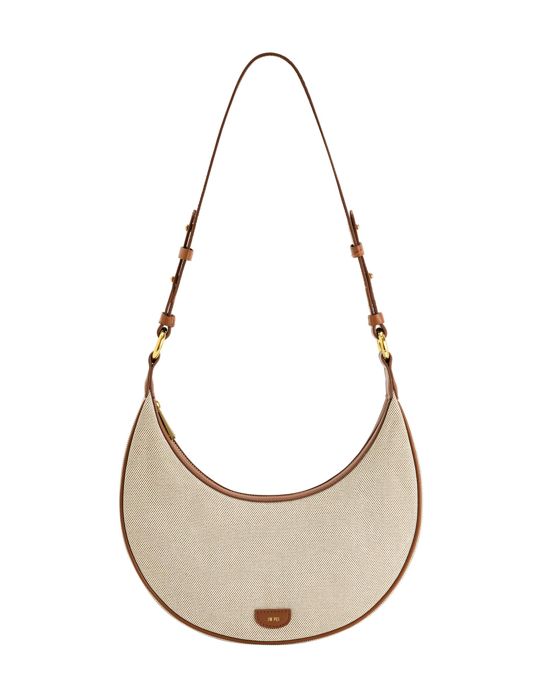 JW PEI Damen Tessa Crushed Umhängetasche Beige, Beige