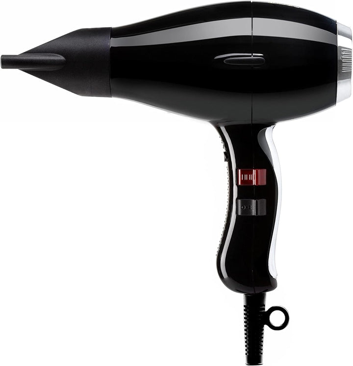 Elchim 3900 Healthy Ionic Black & Silver | Professioneller, leiser, leichter und einfach zu handhabe