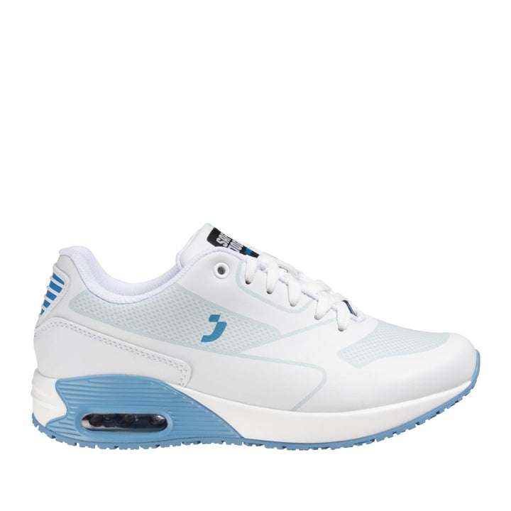 Oxypas ElaS3601lbl Ela SRC Arbeits-Sneakers,White with Light Blue,36 EU 36 EU Blau, 36 EU Blau