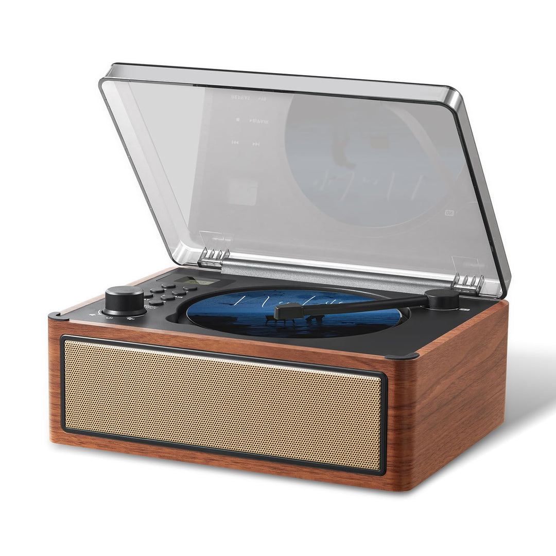 G Keni CD Player Bluetooth 5.0 mit Radio & AUX - Tragbarer Stereo CD-Spieler mit 3000 mAh Akku, Dopp