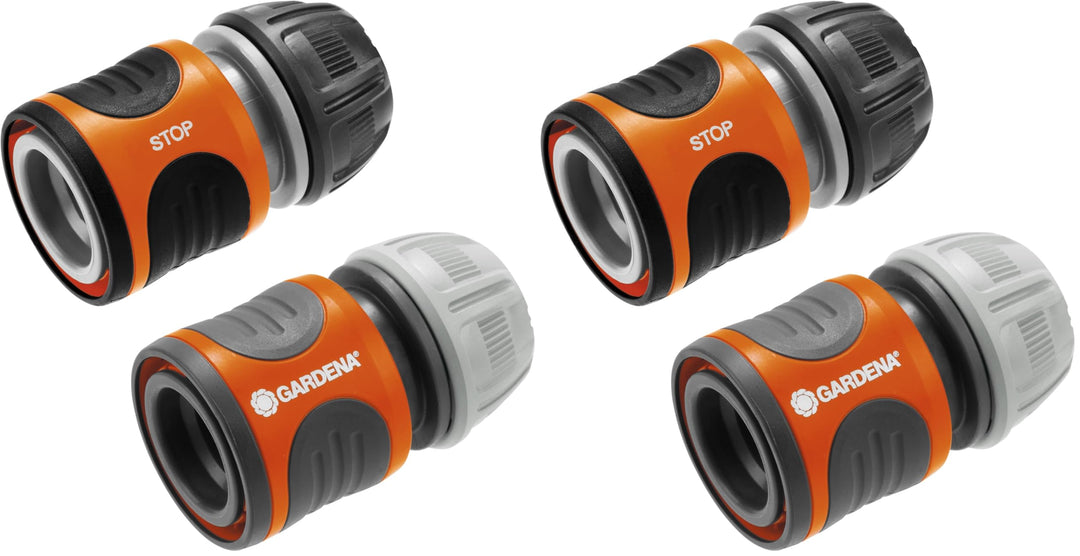 Gardena Schlauchverbinder-Satz 13 mm (1/2 Zoll) und 15 mm (5/8 Zoll) (18279-20) (Packung mit 2) N.d.