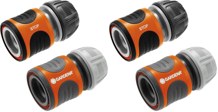 Gardena Schlauchverbinder-Satz 13 mm (1/2 Zoll) und 15 mm (5/8 Zoll) (18279-20) (Packung mit 2) N.d.