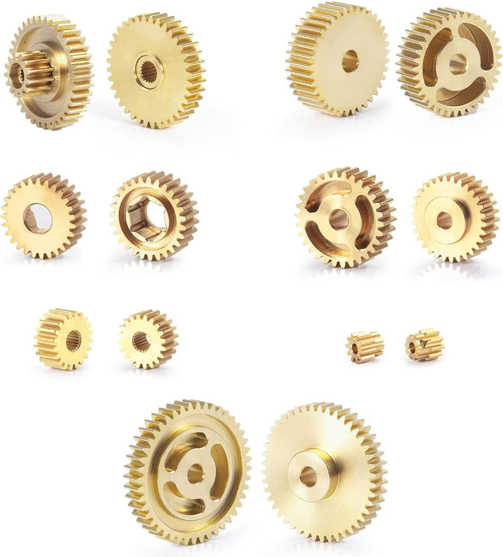 AXspeed 1/14 Messing Getriebegehäuse Getriebe Kits für Tamiya Traktor Truck Klettern Anhänger Cargo