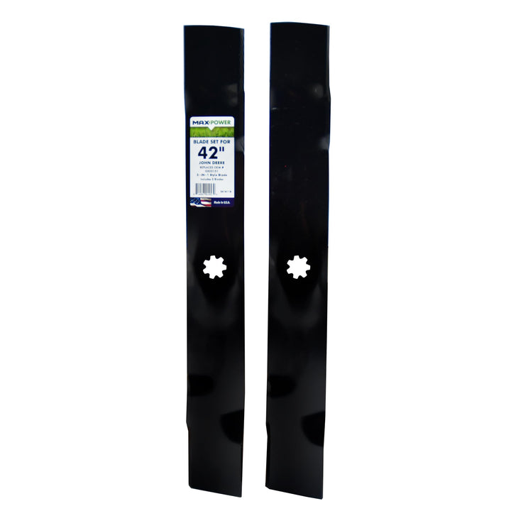 MAXPOWER 561811B Rasenmäherblätter, ersetzt OEM-Nr. GX22151, GY20850, 50-3231, GY20850