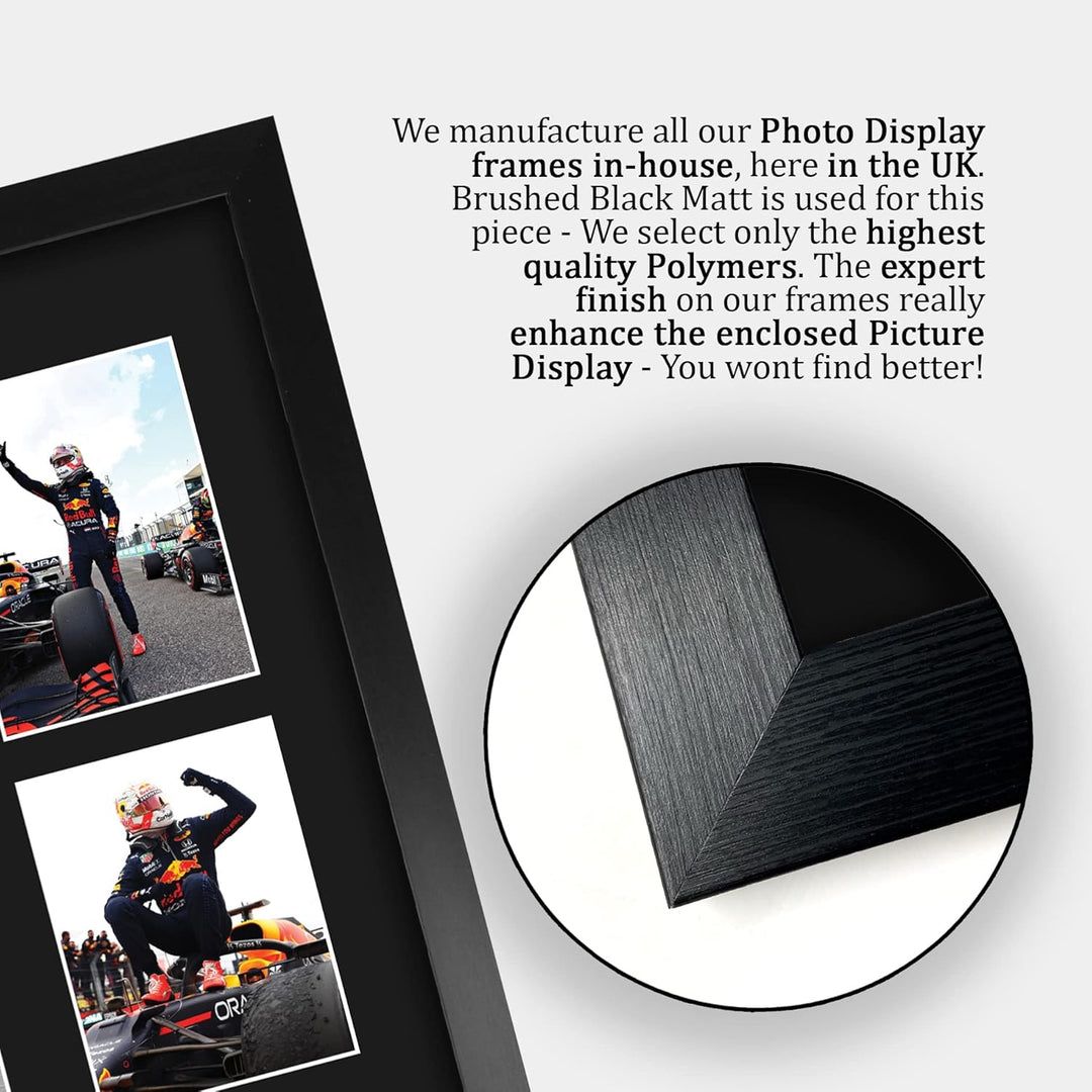 HWC Trading FR A3 Max Verstappen Gifts gedrucktes Autogramm Präsentationsdisplay für Formel-1-Renn-F