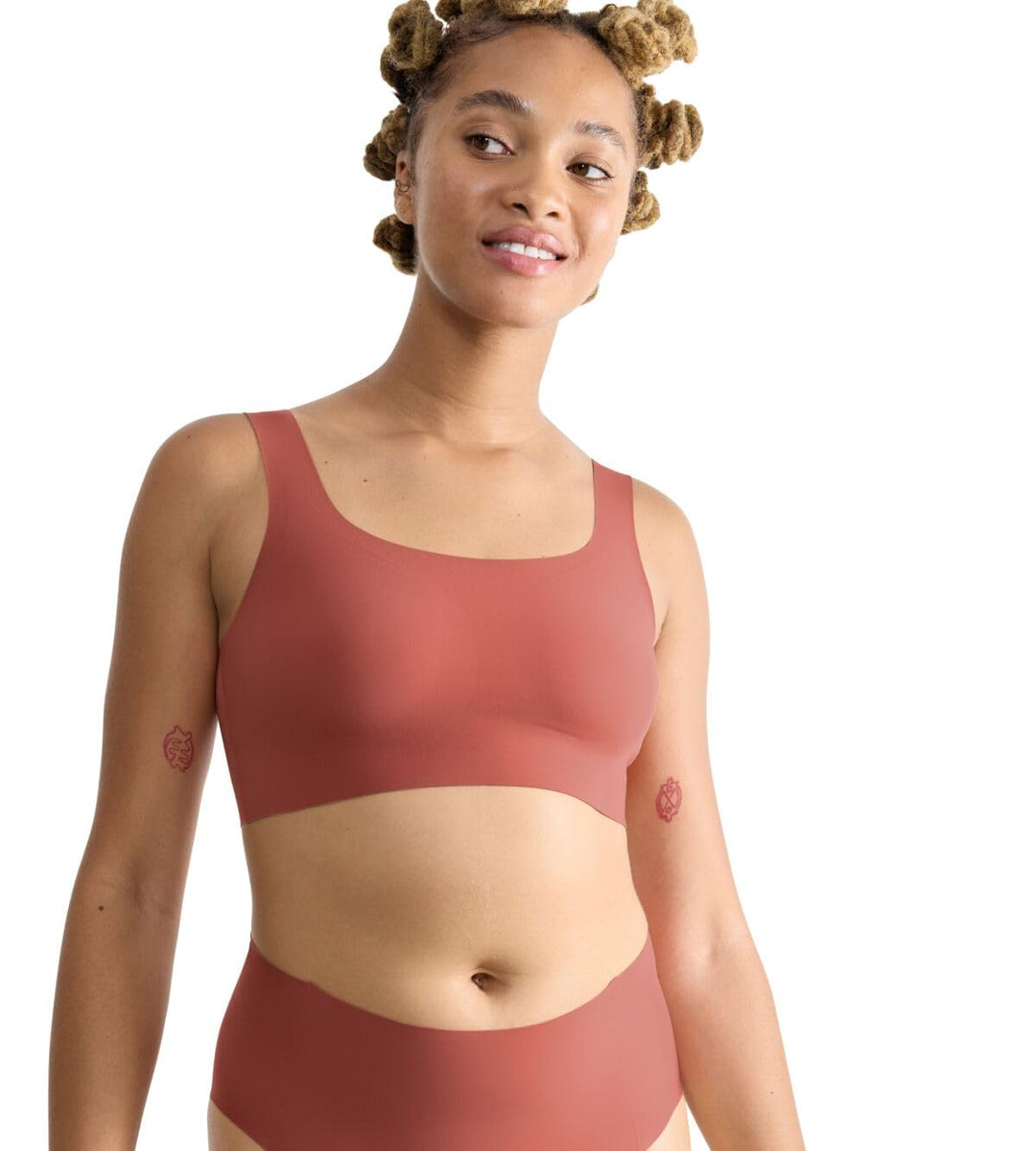 Sloggi Damen Undershirt XS Candid Orange, XS Candid Orange