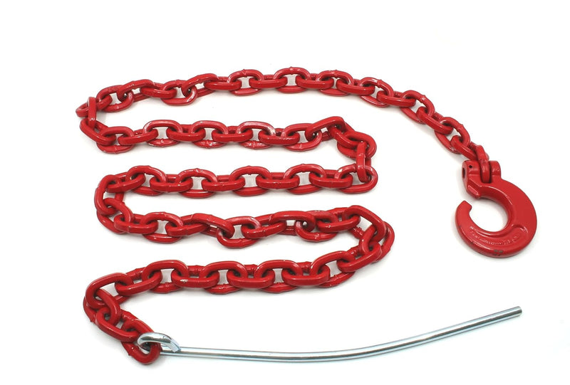 Joma-Tech Chokerkette mit Nadel und Schlinghaken, vierkant 8mm in 4m Länge