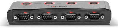 LINDY 42858 USB auf 4 Port Seriell Konverter, USB-Seriell-Konverter 4 Port LINDY USB-auf-Seriell-Ada