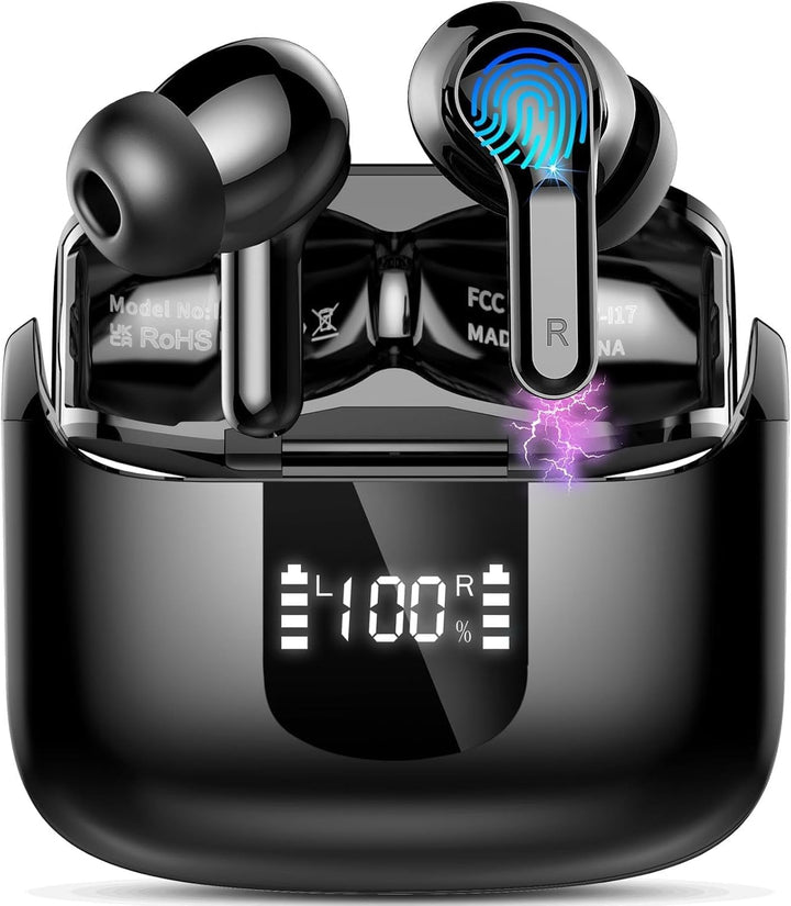 Ordtop Bluetooth Kopfhörer, Kopfhörer Kabellos Bluetooth HiFi Stereo,SY-DE43-17