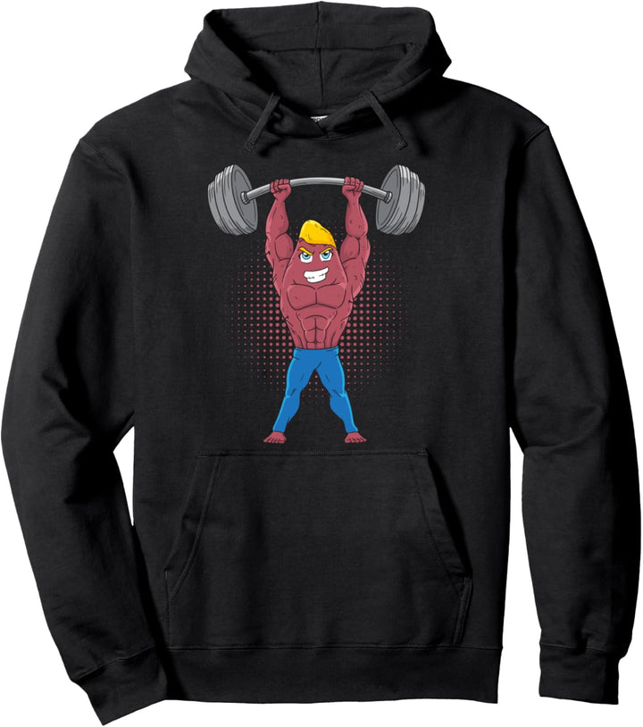 Süsskartoffel Bodybuilding Fitness Vegan Bodybuilder Pullover Hoodie