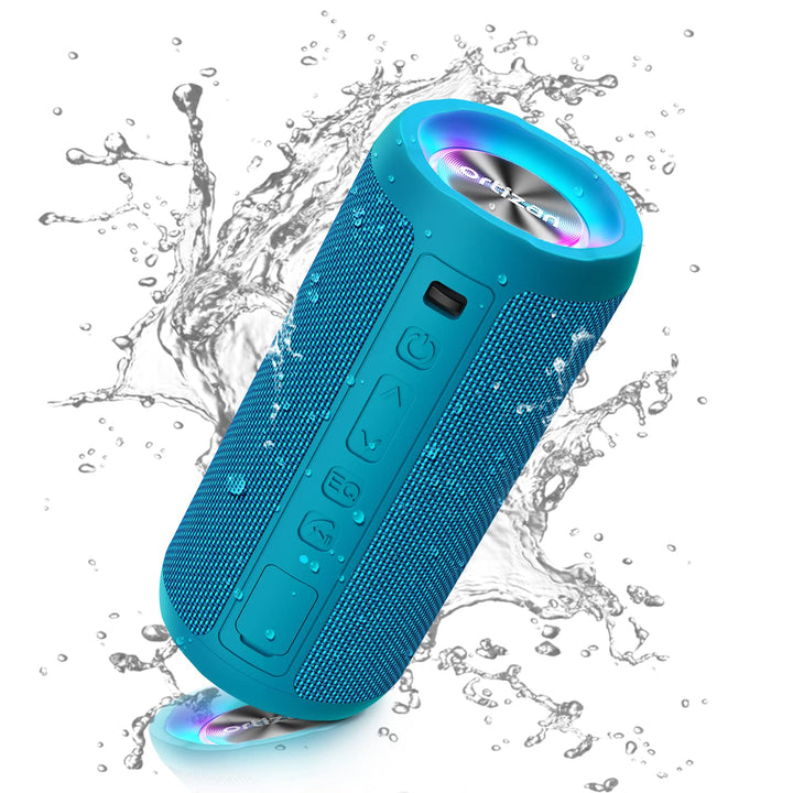 Ortizan Bluetooth Lautsprecher mit Licht, Musikbox Tragbarer Bluetooth Box mit IPX7 wasserdicht, Dua