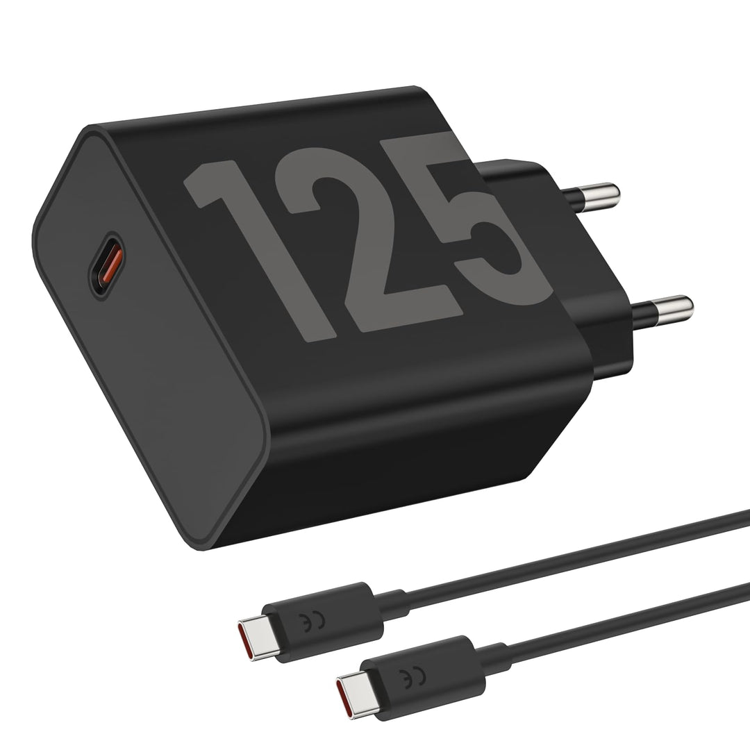125W USB C Ladegerät Ladekabel für Motorola Edge 70, 60 Neo, 60 Pro, 50 Ultra, 50 Pro, 40 Neo, 40 Pr