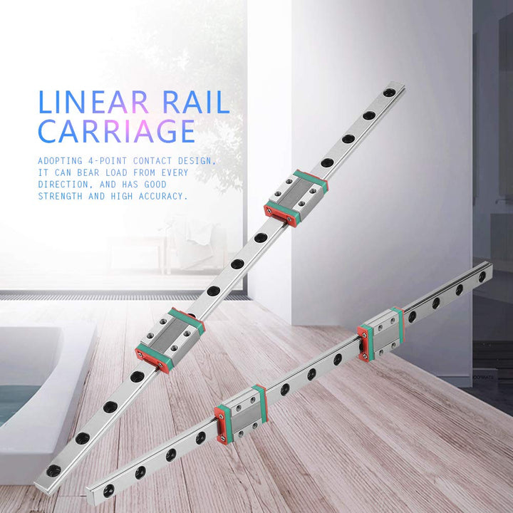 MGN9B 300mm Linearführungsschiene , Komponenten für lineare Bewegungen Schlitten Lineare Gleitführun