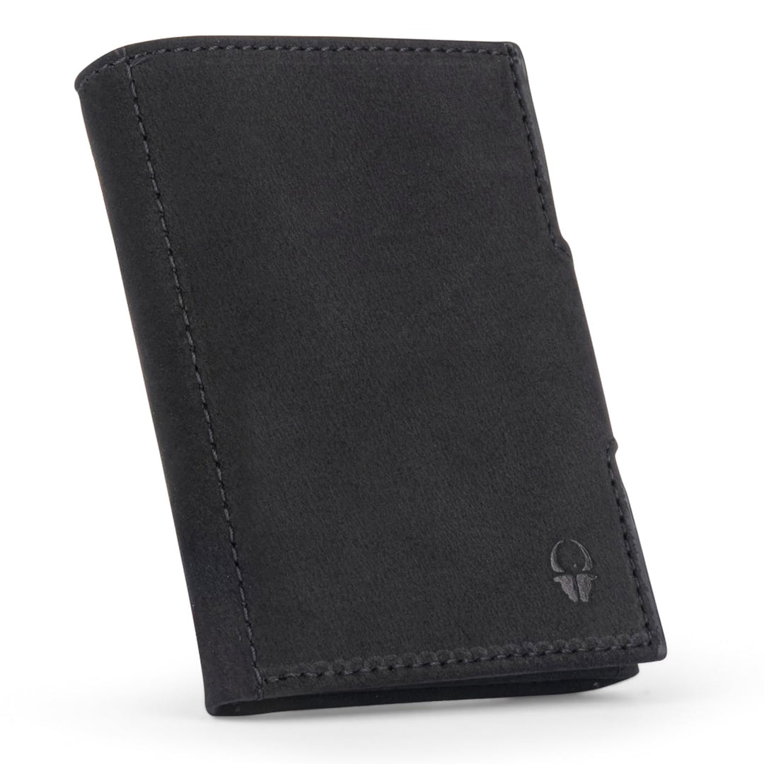 DONBOLSO Wallet NextGen Leder Slim Wallet mit Münzfach Geldbeutel mit RFID Schutz Kartenetui bis 11
