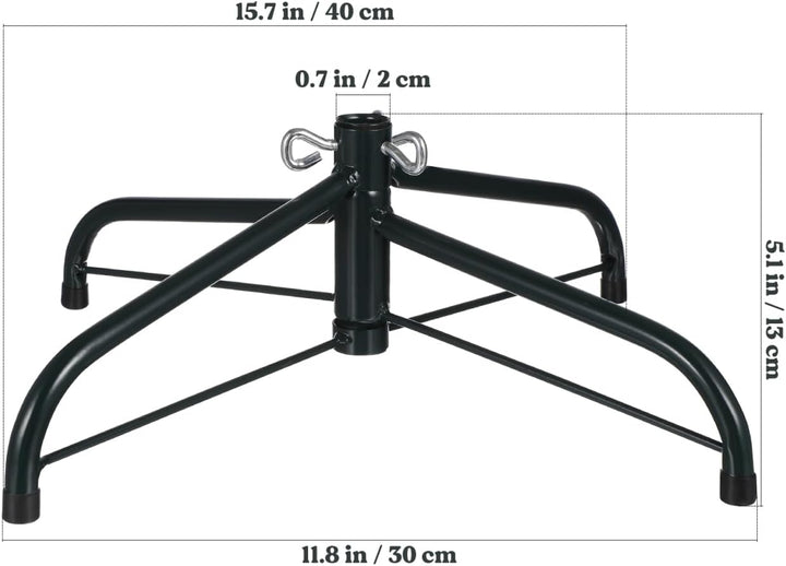 Operitacx Weihnachtsbaumständer Ersatz Für Den Weihnachtsbaumsockel (Länge 40 cm Durchmesser 1 9 cm)