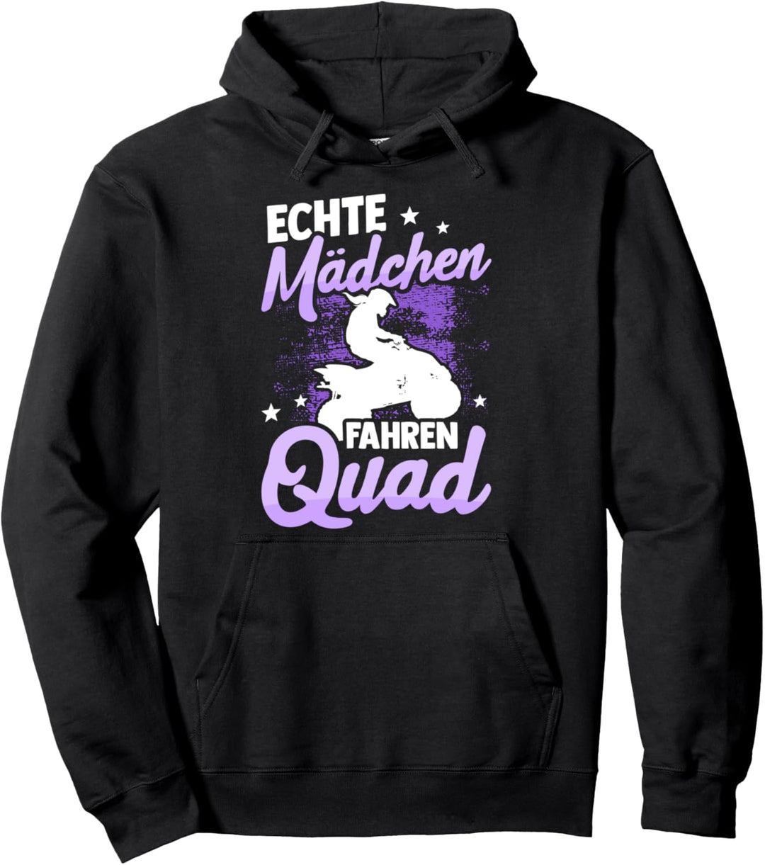 Echte Mädchen Fahren Quad Fahrer Spruch Kinder Quad ATV Bike Pullover Hoodie