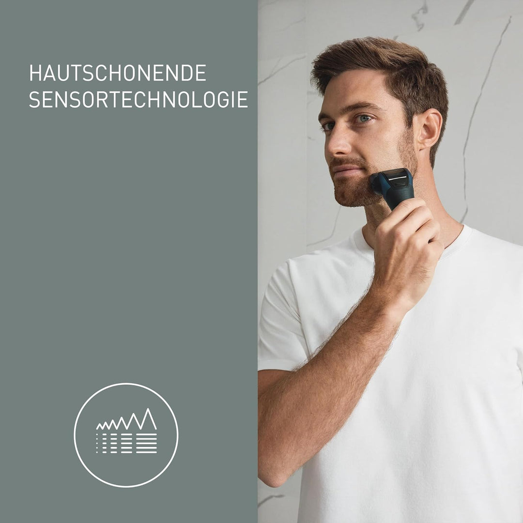 Panasonic Series 700 ES-ALT4B 3-Klingen-Nass- & Trocken-Rasierer für Männer, tragbar, kabellos, wass