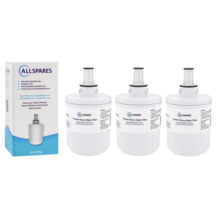 AllSpares Wasserfilter für Kühlschrank geeignet für Samsung Aqua Pure Plus DA29-00003G / HAFIN1 DA29