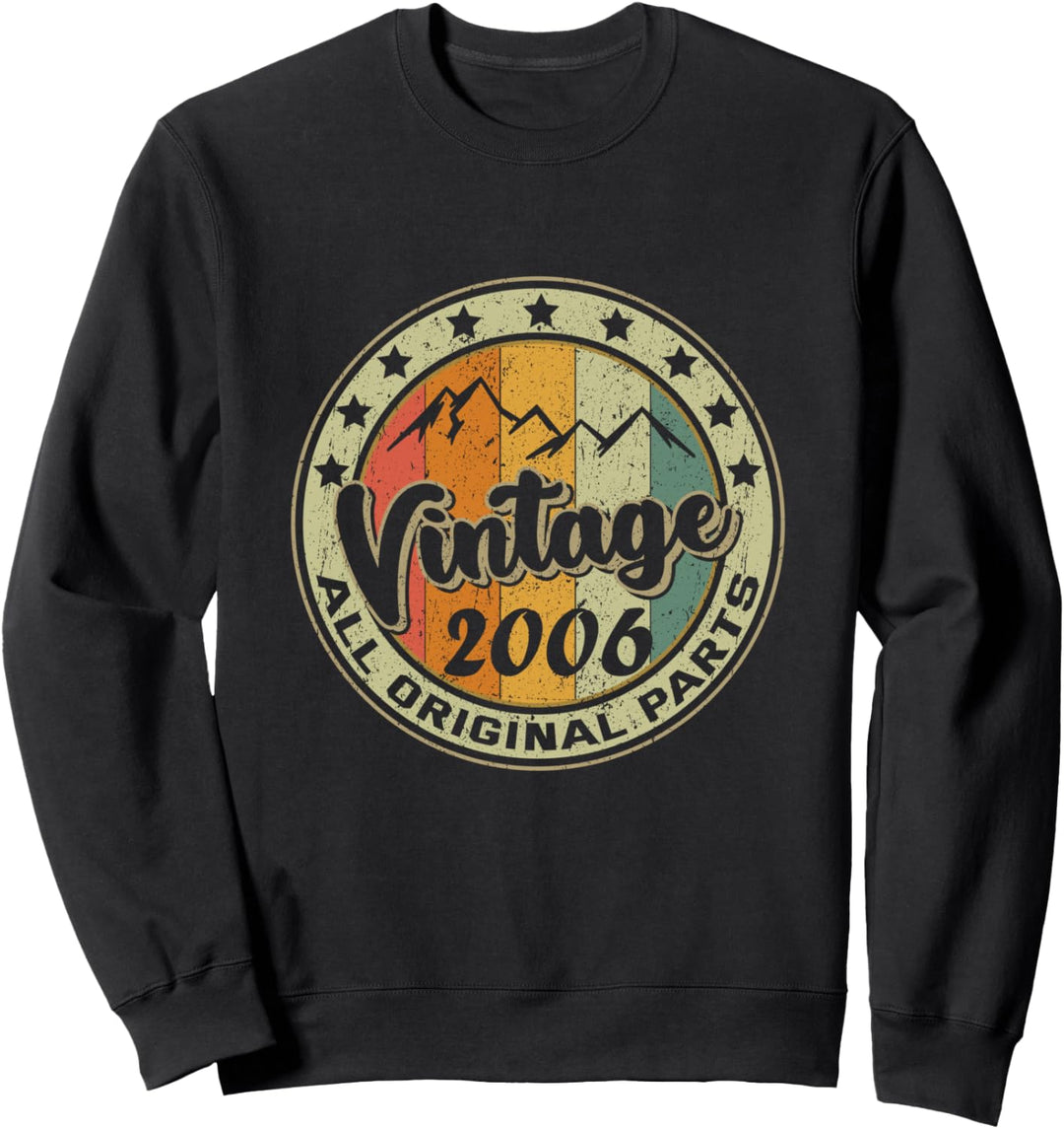 Jahrgang 2006 Vintage 18 Jahre Alt Geschenk 18. Geburtstag Sweatshirt